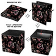 Tatto Art Style With Four Eyed Lady And Cat Storage Bin Storage Cube