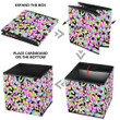 Psychedelic Style Leopard Skin With Colorful Dots Pattern Storage Bin Storage Cube