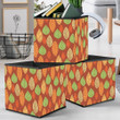 Awesome Leaf Foliage Texture Drawing By Hand Storage Bin Storage Cube