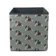 Cartoon Bernese Mountain Dog Isolated Background Storage Bin Storage Cube