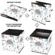 Cartoon Cute Turtle And Lettering Lets Play Storage Bin Storage Cube