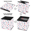 Red And Blue Stars Happy President's Day Of United States Storage Bin Storage Cube