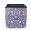 Laced Mandala Motif With Floral And Geometric Ornament Storage Bin Storage Cube