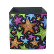 Disco Mosaic Bright Shiny Sparkles Stars In Different Colors Storage Bin Storage Cube