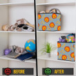 Cute Face Of Lion And Yellow Branches Storage Bin Storage Cube