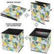 Tropical Leaves With Colorful Birds Storage Bin Storage Cube