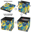 Tropical Floral Summer With Monstera And Leopard Storage Bin Storage Cube