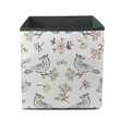 Spring Floral With Birds Flowers And Leave Storage Bin Storage Cube