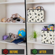 Halloween With Cats Brooms And Witch Hats Storage Bin Storage Cube