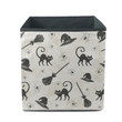 Halloween With Cats Brooms And Witch Hats Storage Bin Storage Cube