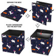 Cute Hand Drawn Halloween With Cats And Candy Storage Bin Storage Cube