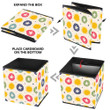 Simple Crayon Sketch Pattern With Stars And The Sun Storage Bin Storage Cube