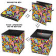 Deep Sea Monsters With Colorful Figures Psychedelic Design Storage Bin Storage Cube