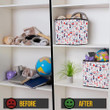 Awesome Illustration Icons In The Flag Of USA Pattern Storage Bin Storage Cube