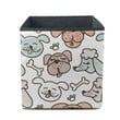 Dogs Funny Bulldog Beagle And Poodle Storage Bin Storage Cube