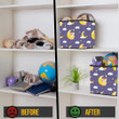 Cute Animal With Moon And Cloud In The Starry Night Sky Storage Bin Storage Cube