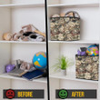 Retro Canada Stickers Camouflage Background Pattern Storage Bin Storage Cube