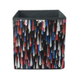 Surging Shooting Stars In The Colors Of American Flags Pattern Storage Bin Storage Cube