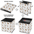 Funny Beagle Active Dog Bone And Paw Storage Bin Storage Cube