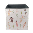 Body Positive Women In Swimwear Illustraion Pattern Storage Bin Storage Cube