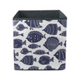 Collection Of Funny Fishes Under The Sea Art Design Storage Bin Storage Cube