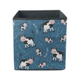 Cows Calves And The Starry Sky Storage Bin Storage Cube