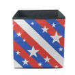 Coloring American Style Stripes And Stars Pattern Storage Bin Storage Cube
