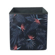 Paradise Plants With Tropical Bird And Leaves Pattern Storage Bin Storage Cube