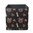 Witchcraft With Devil Cat And Candle Storage Bin Storage Cube