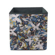 Spring Theme Colorful Bright Silhouette Butterfly Storage Bin Storage Cube