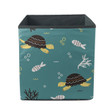 Colorful Underwater World With Fish And Turtles Storage Bin Storage Cube