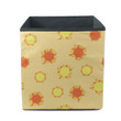 Various Suns In Yellow Background Storage Bin Storage Cube