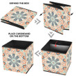 Mandala Motif With Ethnic Tribal Background Storage Bin Storage Cube
