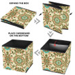 Impressive Flower And Curves Psychedelic Style Design Storage Bin Storage Cube