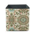 Impressive Flower And Curves Psychedelic Style Design Storage Bin Storage Cube