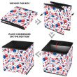 Celebrated Pattern Of American Patriotic Or Fourth Of July Theme Storage Bin Storage Cube