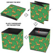 Cartoon Doodle Linear Dog Pet Animals Background Storage Bin Storage Cube