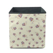 Frosting Cupcakes And Greeting Card With Font Happy July 4th Storage Bin Storage Cube