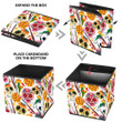 Colorful Sugar Skull Mexican And Florals Storage Bin Storage Cube