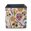 Colorful Sugar Skull Mexican And Florals Storage Bin Storage Cube