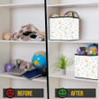 Fashion Patch Badges With Pastel Colorful Moon And Stars Storage Bin Storage Cube