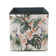 Impressive Beauty Of Pink Hibiscus Branches With Hummingbird Storage Bin Storage Cube
