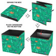 Cartoon Green Turtles In The Underwater Storage Bin Storage Cube