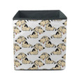 Multicolored Naughty Puppies Dogs In Cartoon Background Storage Bin Storage Cube