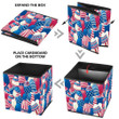 Many Easter Eggs With Stars And Stripes At Style Of USA Flag Storage Bin Storage Cube