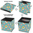 Cartoon Japanese Shiba Inu Dog Isolated Background Storage Bin Storage Cube