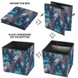 Asian Dragon And Peacock Feather Vintage Style Storage Bin Storage Cube