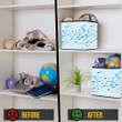 Shoal Of Fishes Underwater In The Sea Waves Background Storage Bin Storage Cube