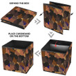 Many Different People Profile Heads In Dark Skin Storage Bin Storage Cube
