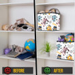 Cool Dogs And Music Theme In Scandinavian Style Storage Bin Storage Cube